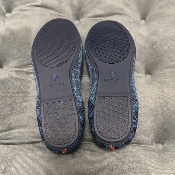 Rothy’s Blue Gingham Loafers - Picture 5 of 6